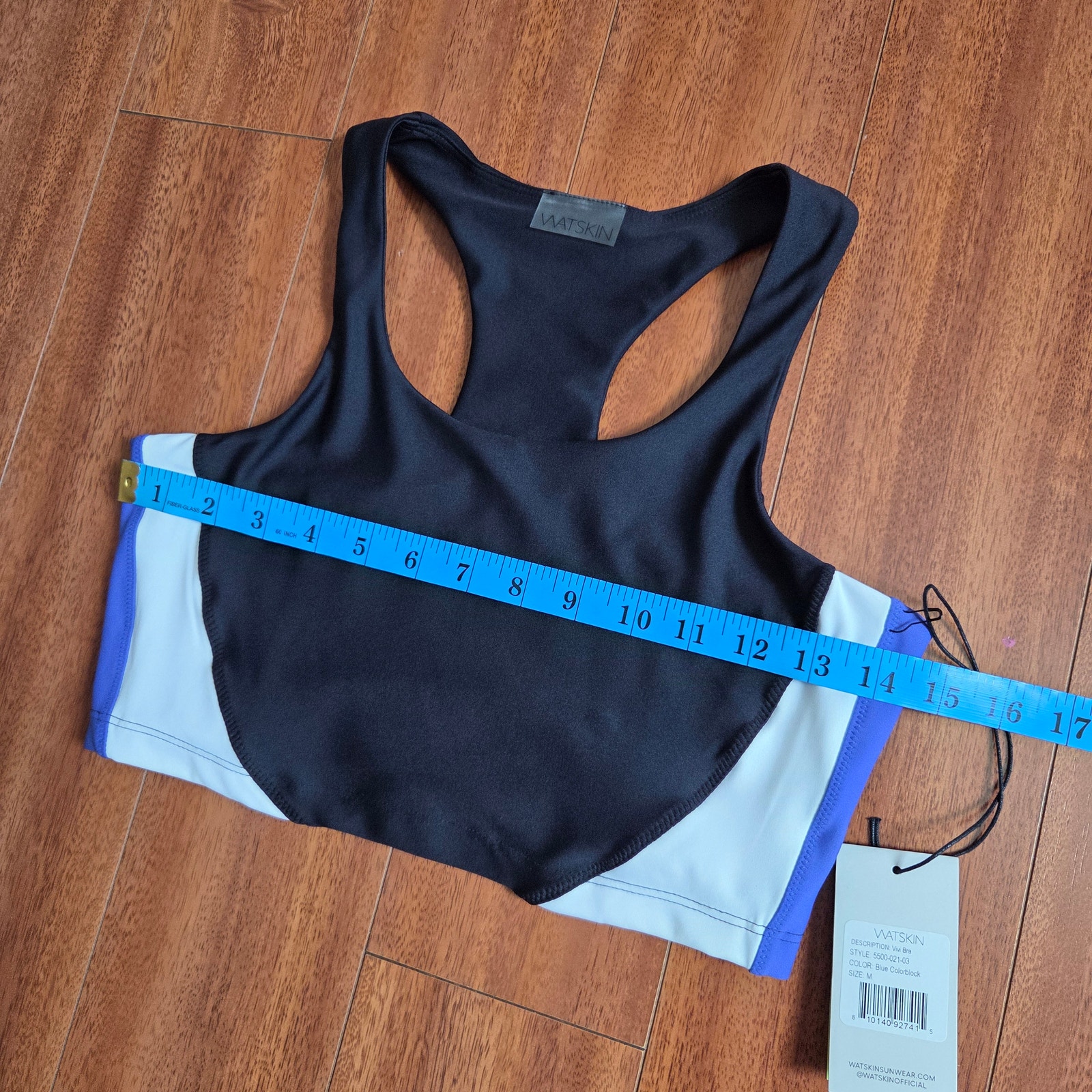 Nwt Watskin Vivi Swim & Sports Bra - Size Medium Upf 50+ Sunwear — image 6 of 8